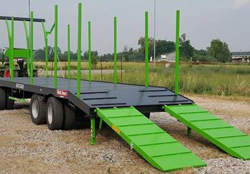 Multicargo trailers with fifth wheel