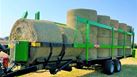 Roll-bales trailer in Cremona Mutti Amos